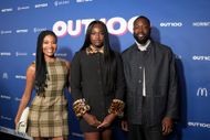 Gabrielle Union, Zaya Wade & Dwyane Wade (Image via Getty) Zaya Wade & Dwyane Wade